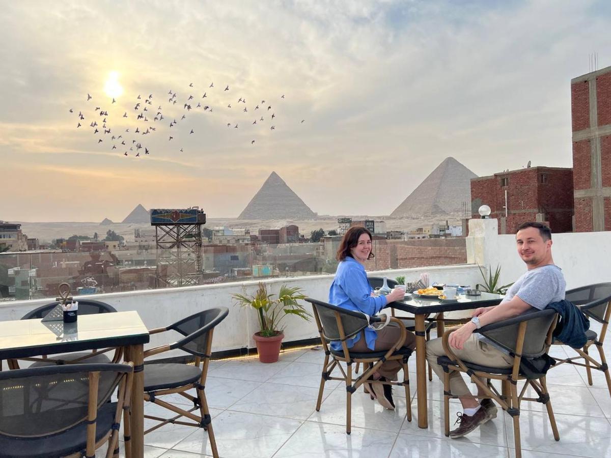 Eagles Pyramids View Hotel Kafrat al Jabal ภายนอก รูปภาพ