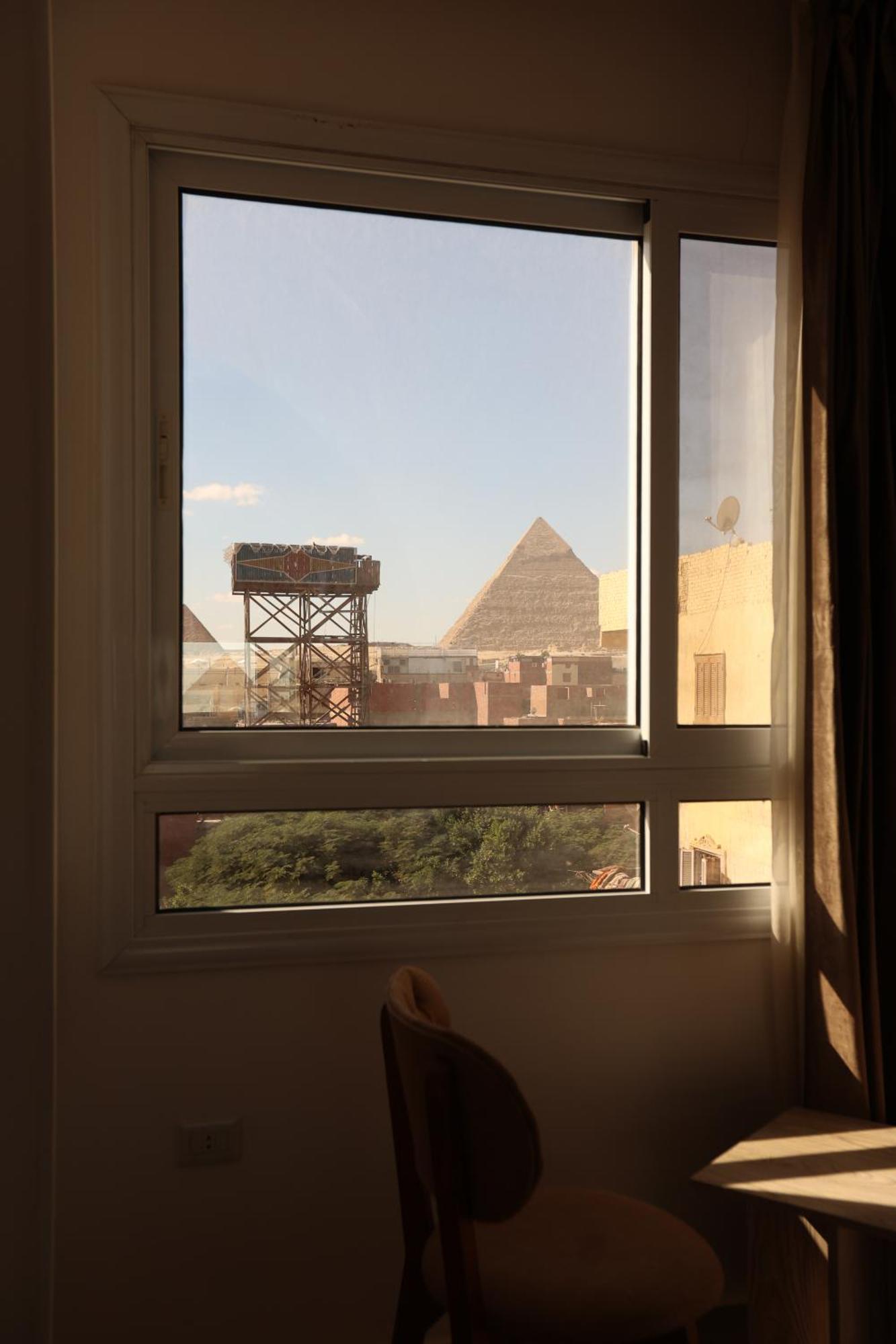 Eagles Pyramids View Hotel Kafrat al Jabal ภายนอก รูปภาพ